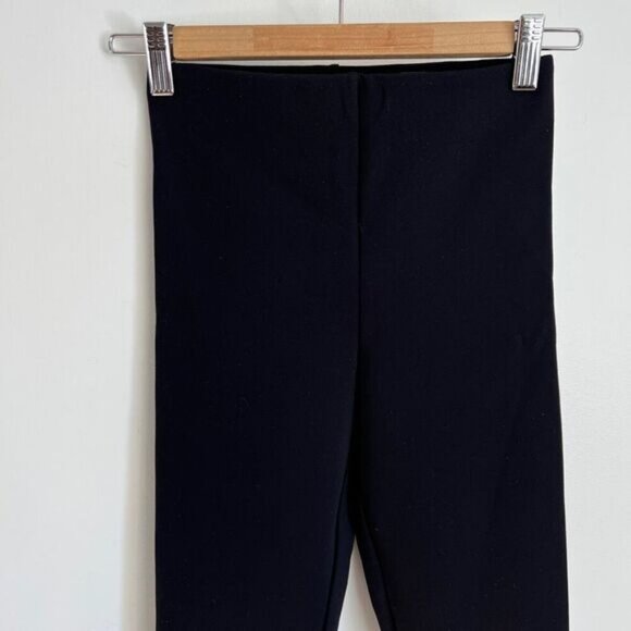 Aritzia Wilfred Women Size XS Italian Fabric Black Pull on Leggings Pants Lounge - Picture 10 of 15